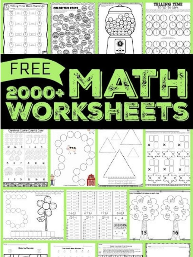 Free Math Fraction Worksheets For 3rd Grade