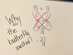 Middle School Math Moments and More WHY The Butterfly Method When