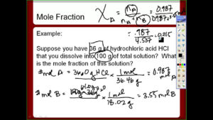 Mole Fraction And PPM YouTube