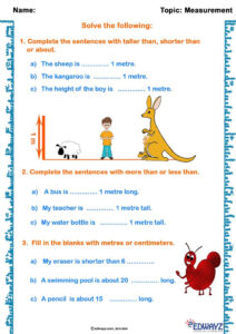 Money Measurement Worksheet