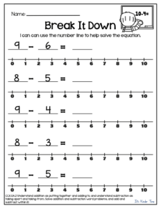 Number Line Addition And Subtraction Worksheets Worksheet Hero