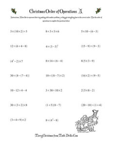 Order Of Operations Three Steps A