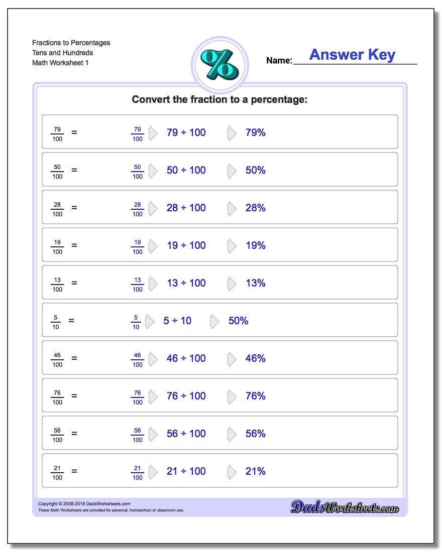 Worksheet Works Fraction Subtraction Answer Key