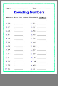 Pin By Julia Singleton On 4th Grade Rounding Numbers Mental Math Math