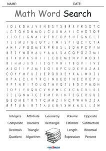 Printable 5th Grade Word Search Cool2bKids