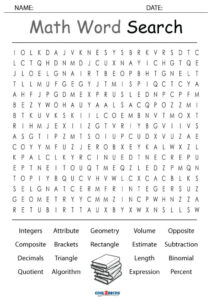 Printable 5th Grade Word Search Cool2bKids