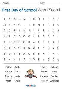 Printable 5th Grade Word Search Cool2bKids