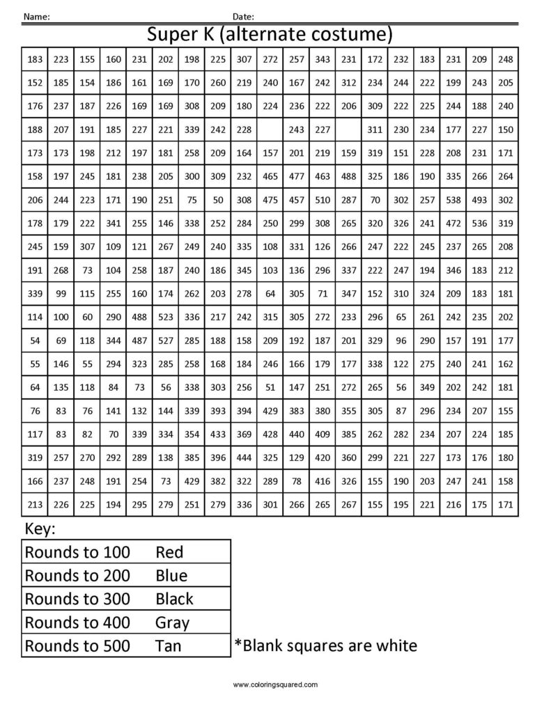 Rounding Coloring Squared