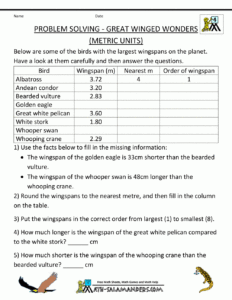 Rounding Word Problems Worksheets Db excel