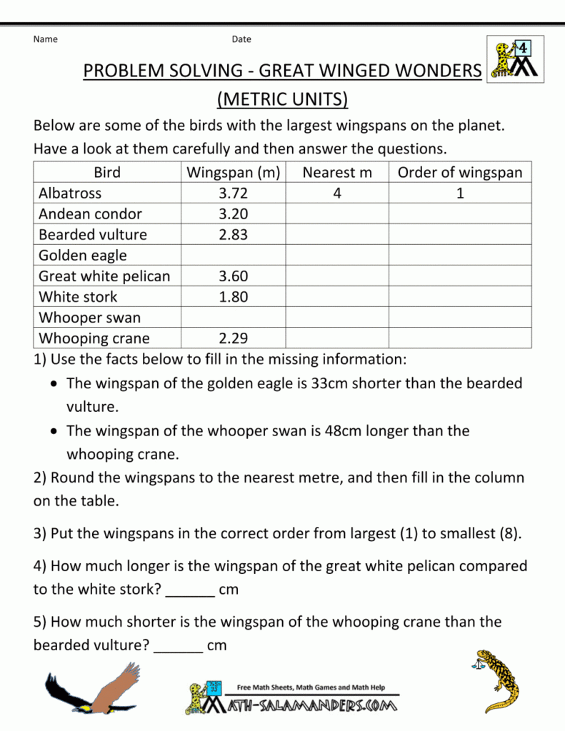 Rounding Word Problems Worksheets Db excel