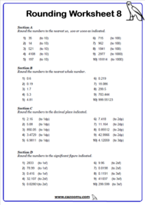 Significant Figures Worksheets Practice Questions And Answers Cazoomy