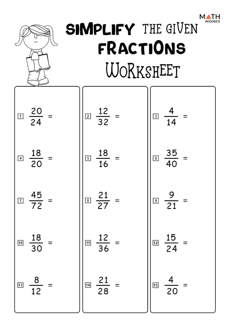 4th Grade Mixed Fractions Worksheet