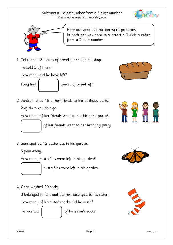 Fractions Addition And Subtraction Worksheet Class 7