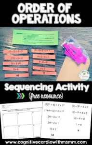 Try This Fun Free Activity To Help Your Math Students Practice Order