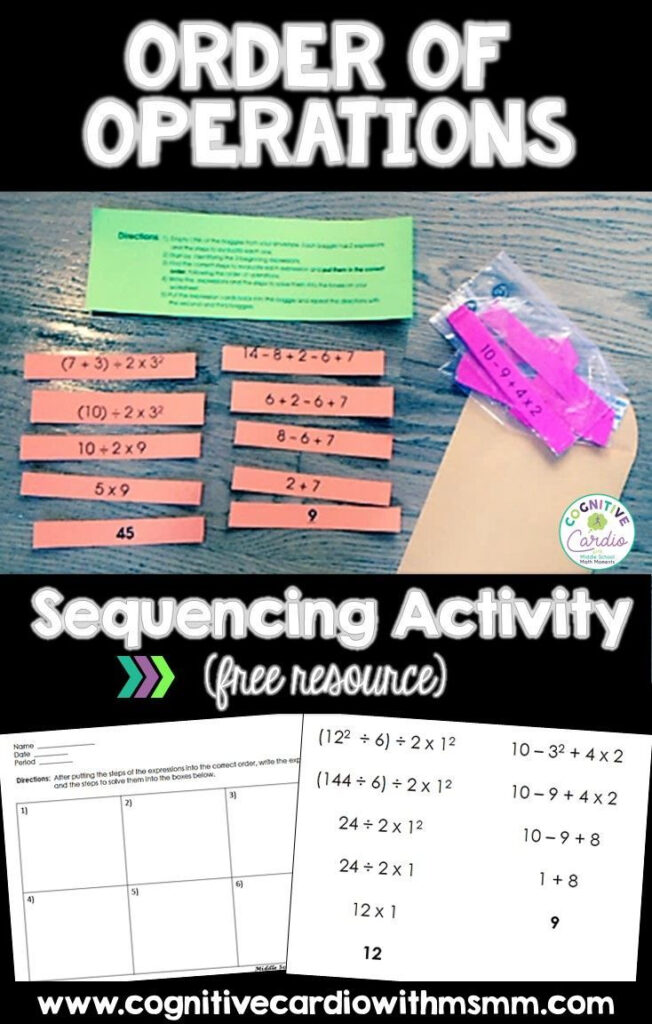 Try This Fun Free Activity To Help Your Math Students Practice Order 