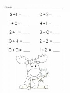 Winter Addition Worksheet School Addition Practice Winter Addition