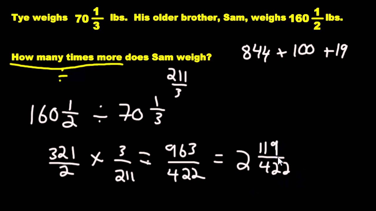 Dividing Fractions Word Problems 6th Grade Worksheet