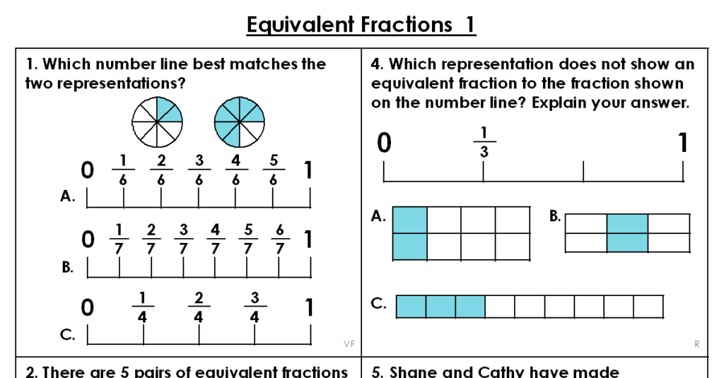 Year 4 Equivalent Fractions 1 Lesson Classroom Secrets Classroom 