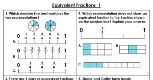 Year 4 Equivalent Fractions 1 Lesson Classroom Secrets Classroom