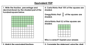 Year 6 Equivalent FDP Lesson Classroom Secrets Classroom Secrets