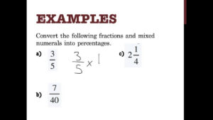 Year 8 Converting Decimals Percentages And Fractions YouTube